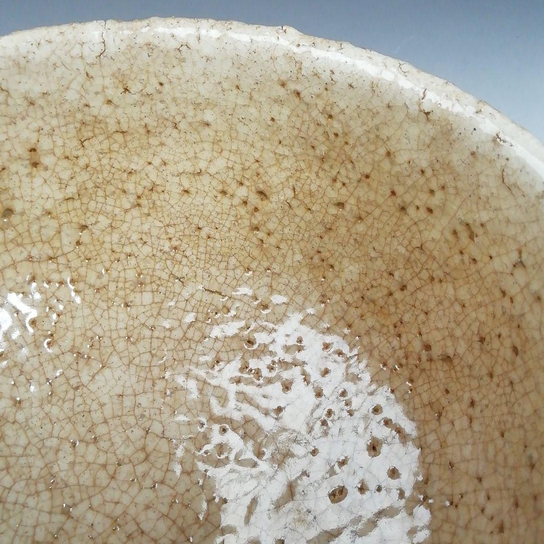 Ｔ９７５　茶碗　『萩茶碗』『大屋窯　濱中月村 造』　共箱　抹茶碗　茶道具