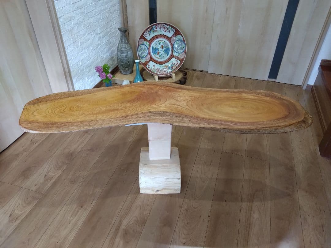 欅の一枚板　ケヤキ　値下げ❕無垢材　テーブル、ベンチ、お店の看板等にいいですよ