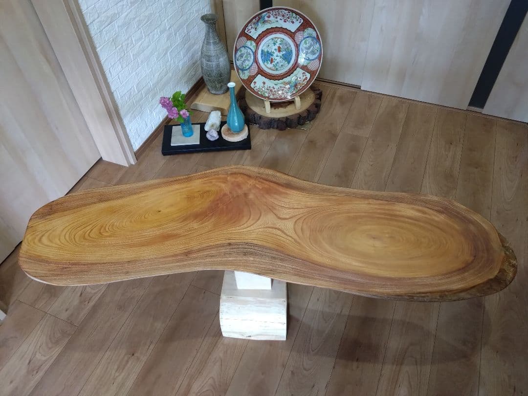 欅の一枚板　ケヤキ　値下げ❕無垢材　テーブル、ベンチ、お店の看板等にいいですよ