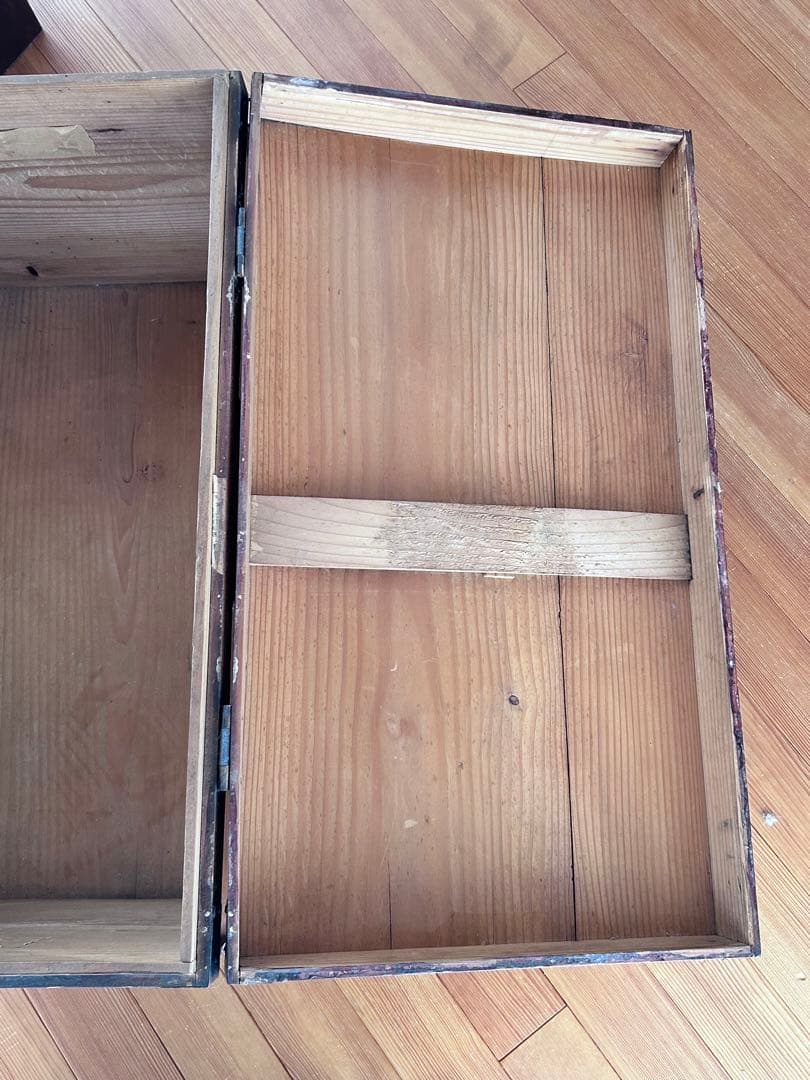 古道具　物入れ　木箱　小さい長持ち