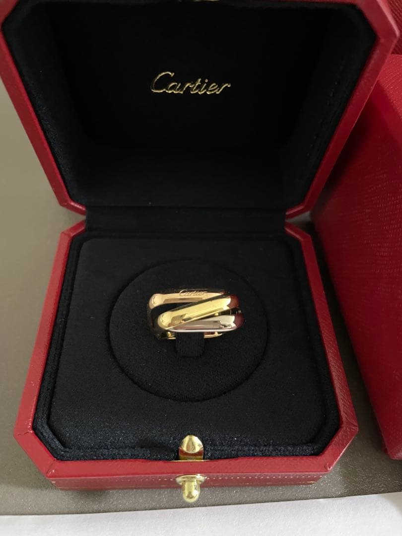 みかん様【新品】カルティエ トリニティ クッションリング クラシックモデル55号
