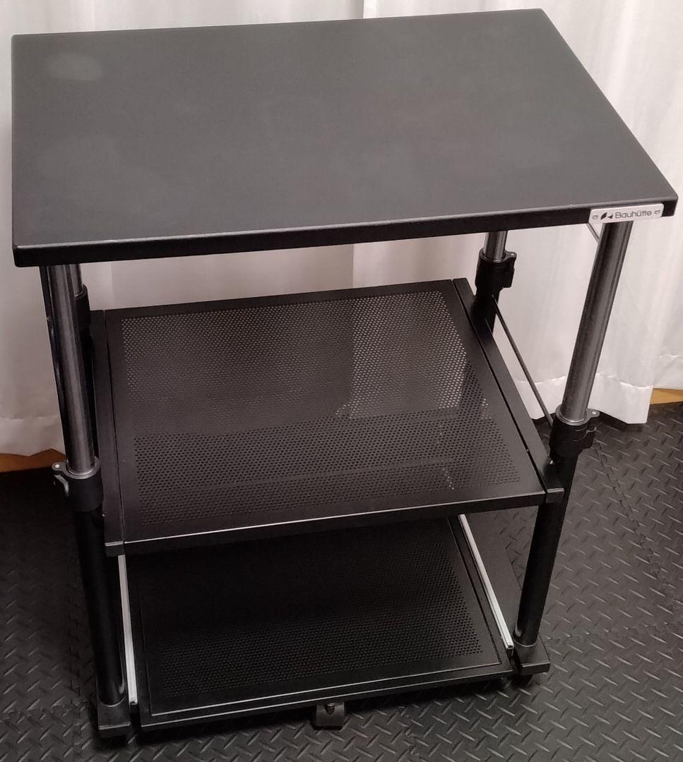 Bauhutte バウヒュッテ 昇降式 プリンター台 BHS-600P-BK