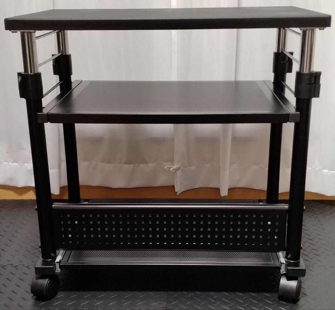 Bauhutte バウヒュッテ 昇降式 プリンター台 BHS-600P-BK