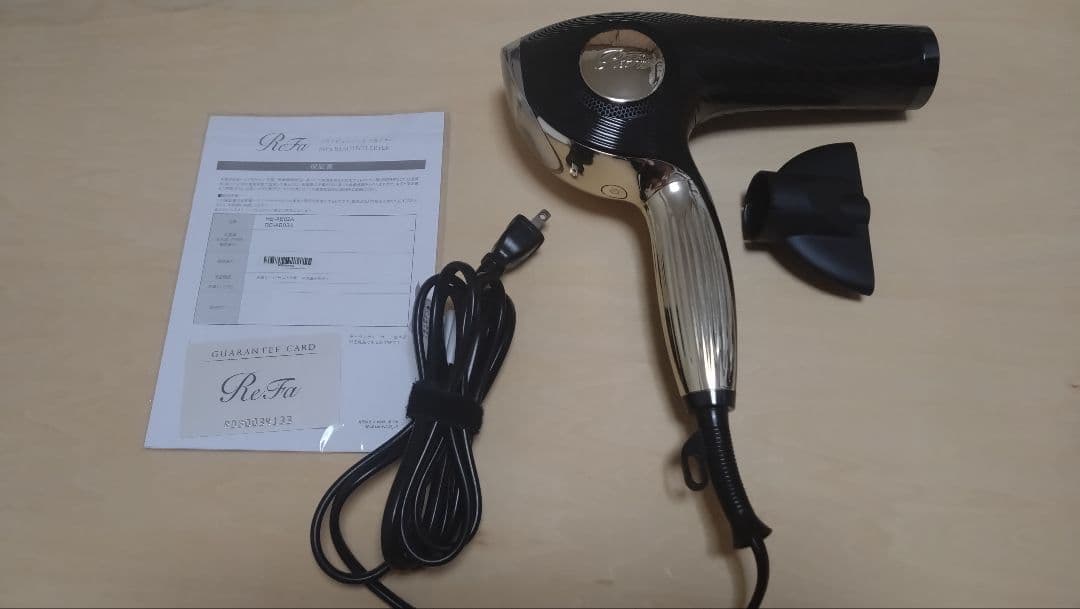 ReFa ドライヤー ブラック/シルバー