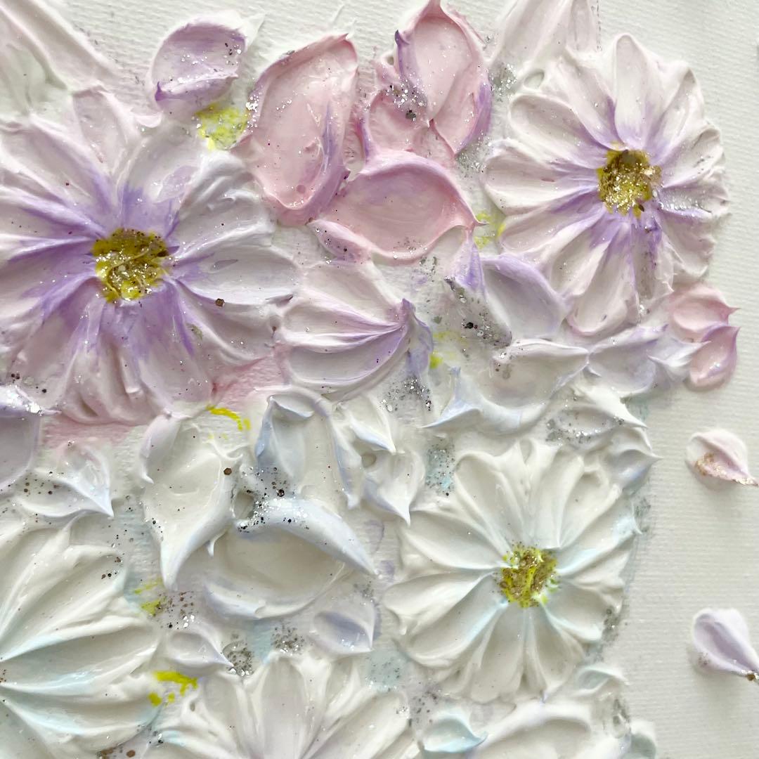 「ふたりの物語」　F3 2枚セット　テクスチャーアート　結婚祝い　記念日ギフト