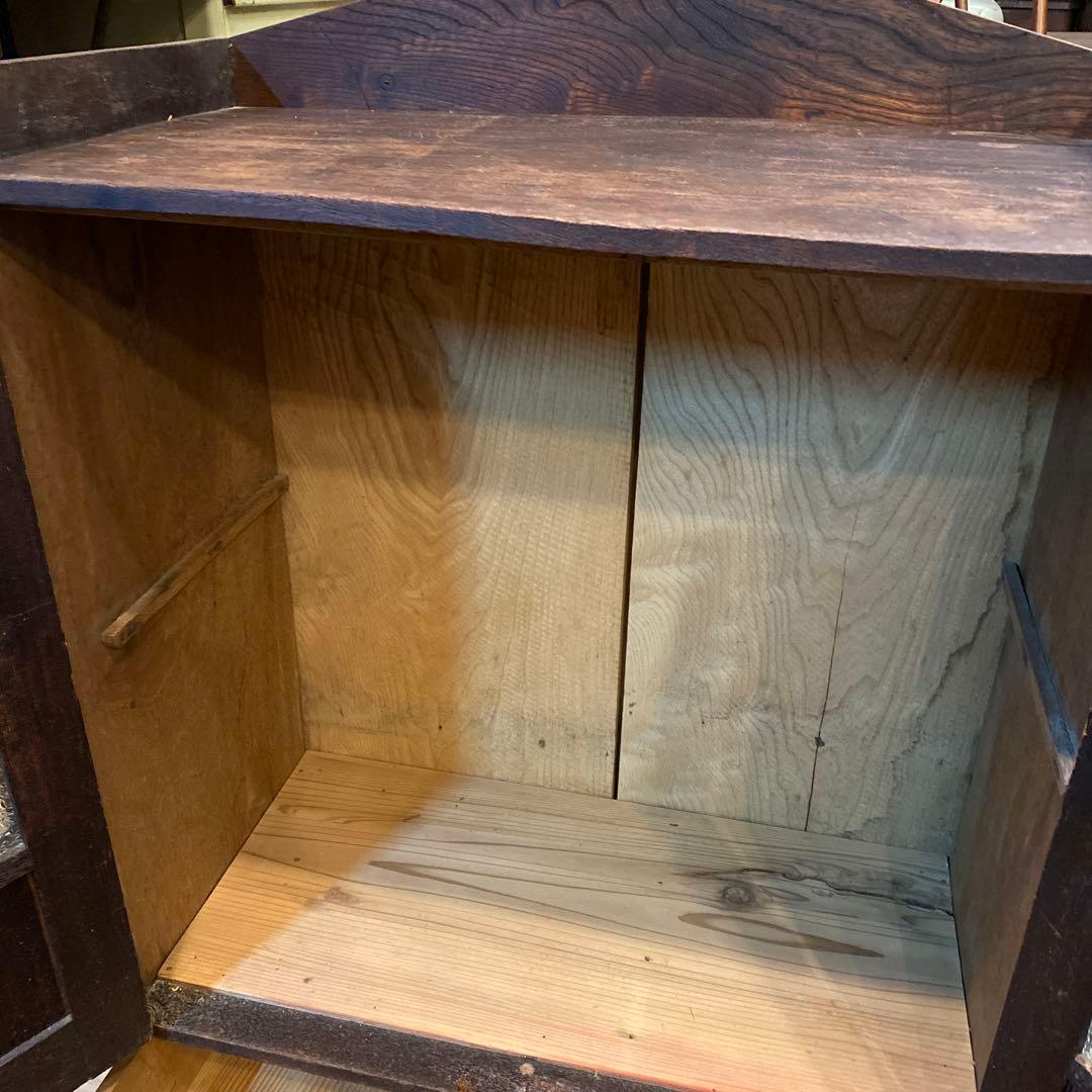 古道具 箪笥 茶箪笥 アンティークキャビネット　本棚　ラック