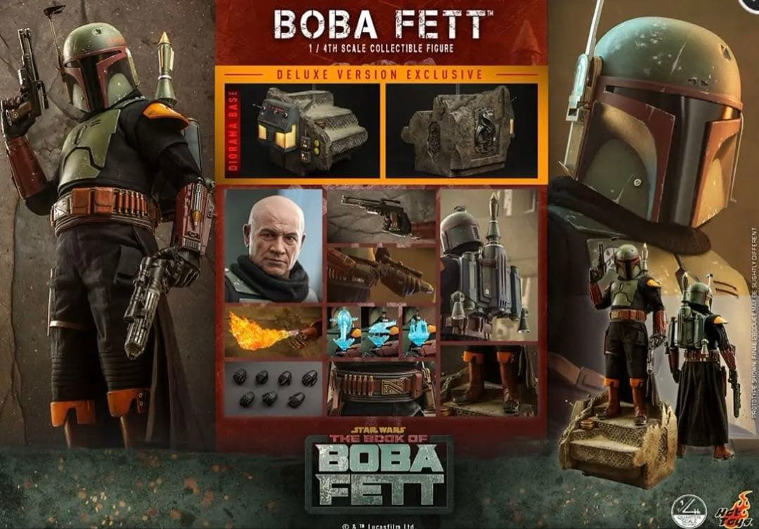 『ボバ・フェット』１／４スケールフィギュア　ボバ・フェット