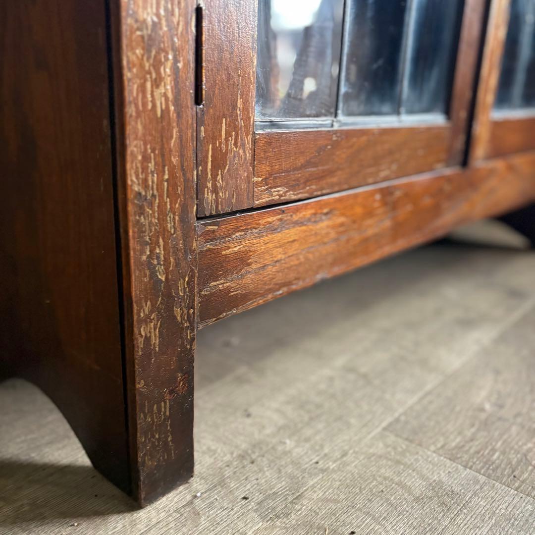 英国アンティーク　ブックラック　キャビネット　本棚　イギリス　ヴィンテージ