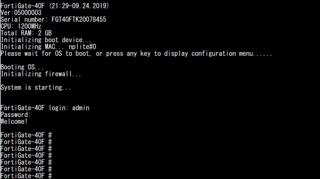 ルーター・ネットワーク機器 lic 2026/04/01 Fortinet FortiGate 40F