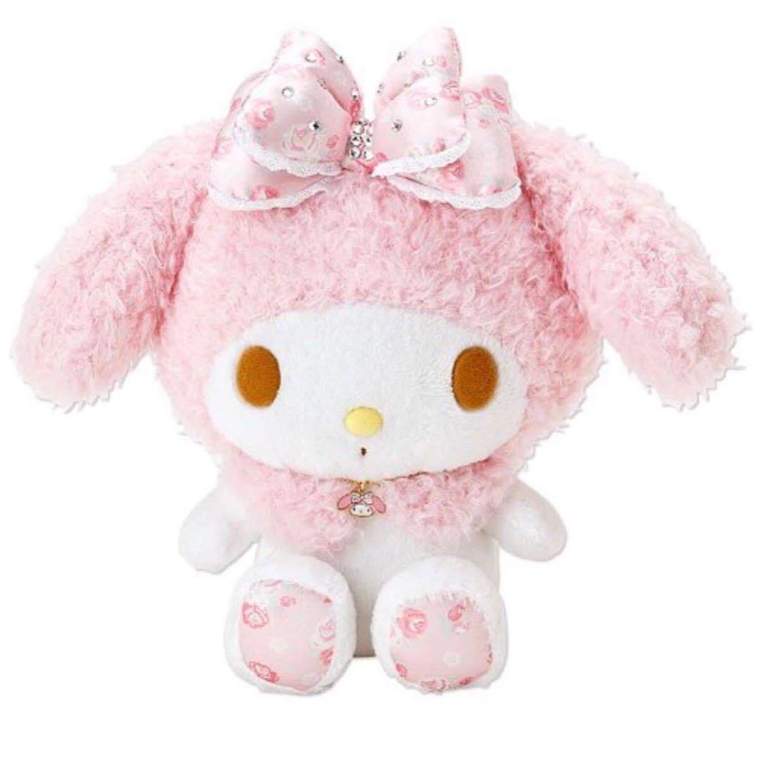 マイメロディ スワロフスキー ぬいぐるみ ネックレス ドール バラ 希少