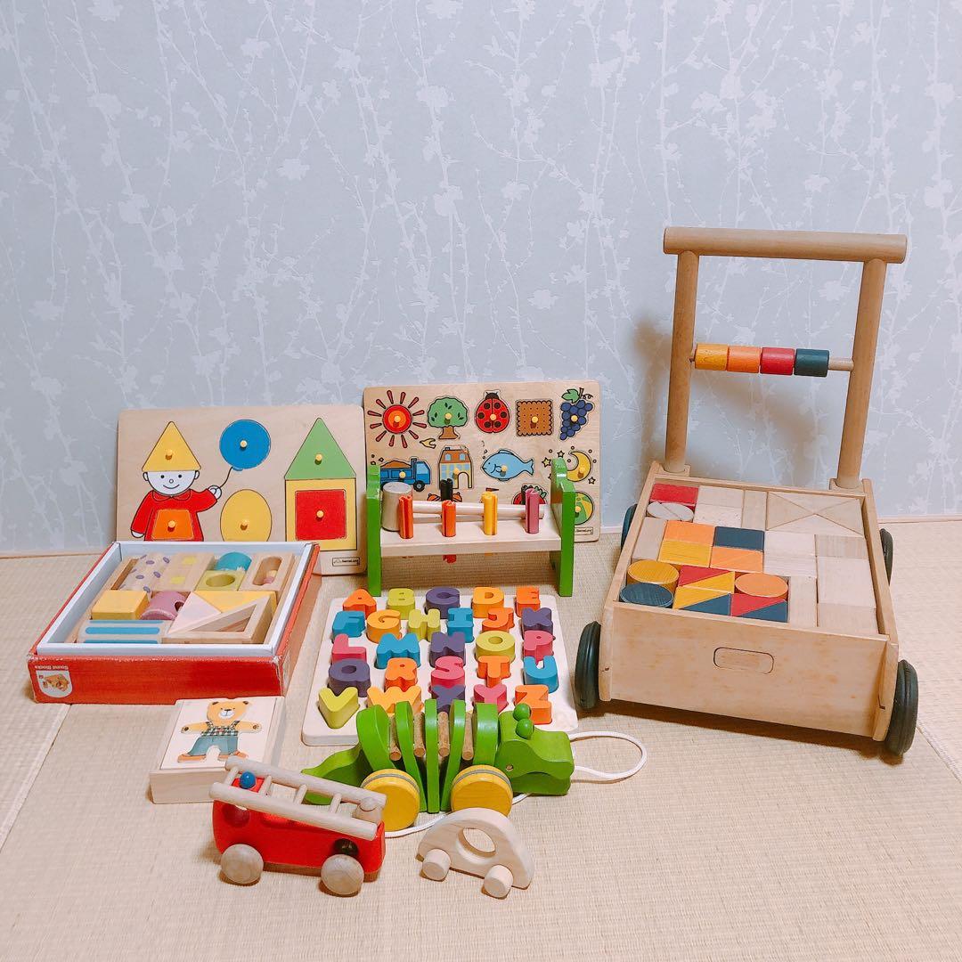 木のおもちゃ　ボーネルンド　0歳、1歳、2歳　初めておもちゃセット