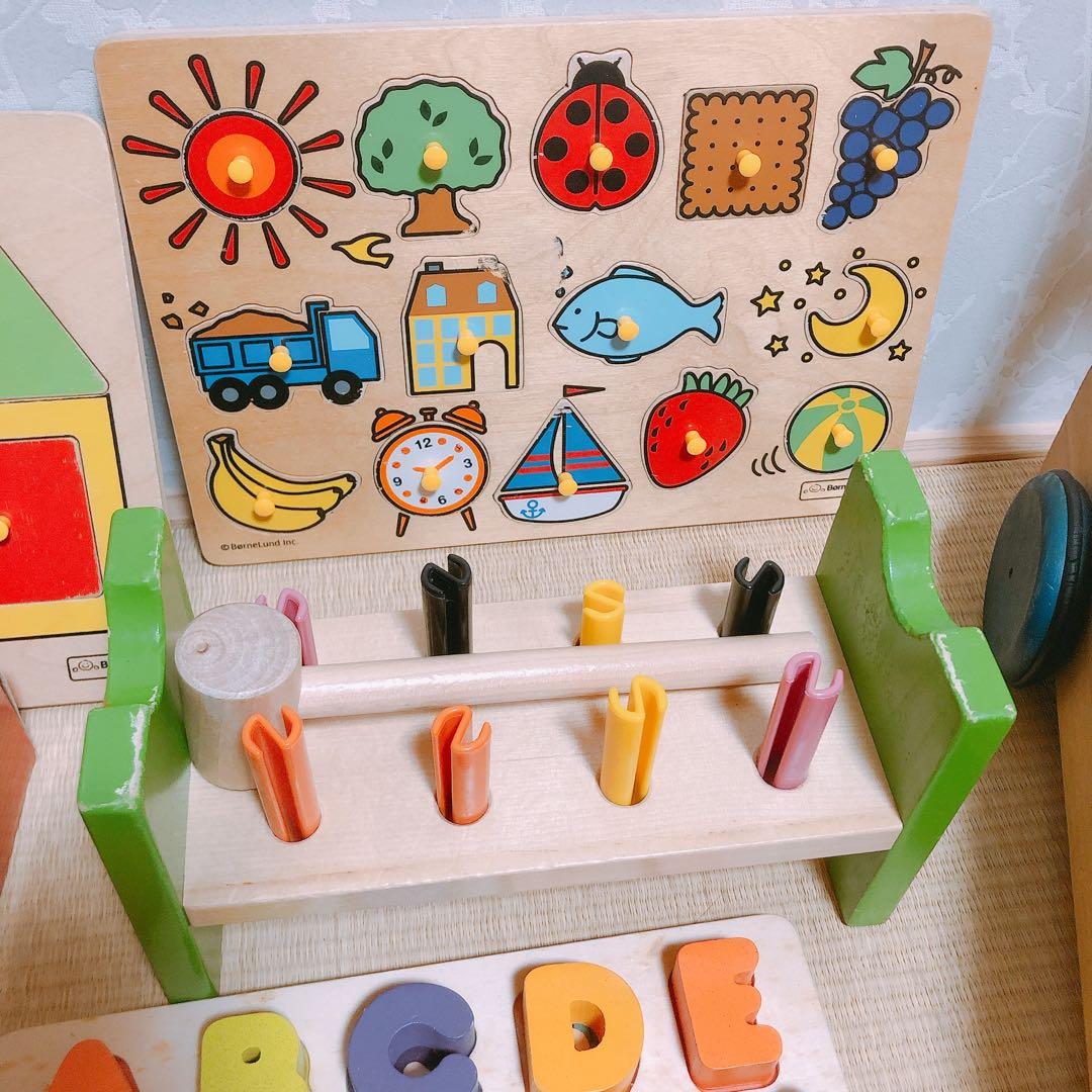 木のおもちゃ　ボーネルンド　0歳、1歳、2歳　初めておもちゃセット