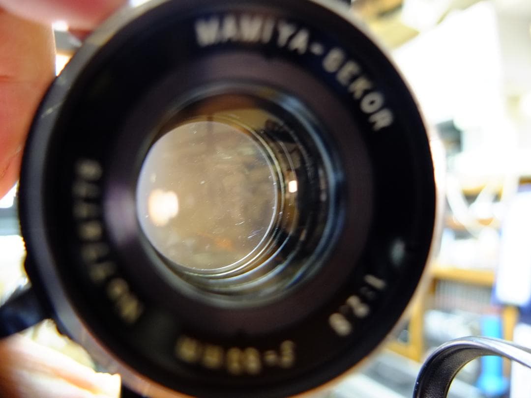 【実写確認済整備品】マミヤC220プロフェッショナル／セコール80mmf2.8付