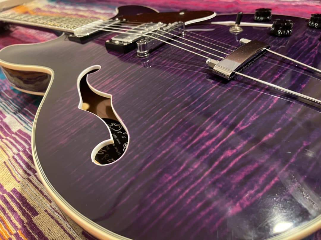 ギター GROTE 335 style jazz Electric Guitar wit