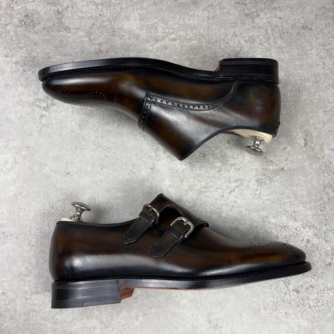 ボントーニ BONTONI レザー 本革　シューズ 38 1/2 ブラウン