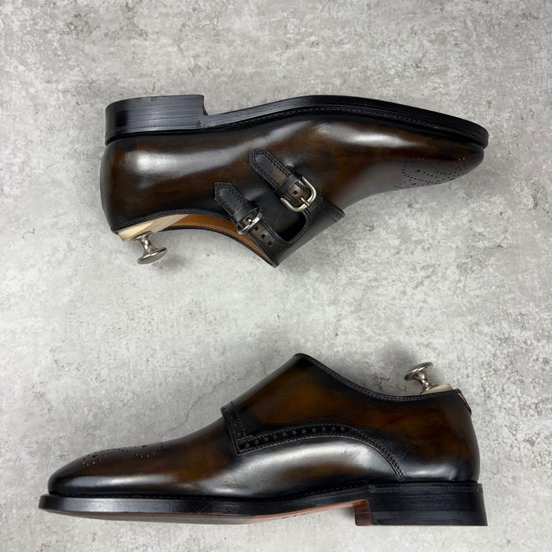 ボントーニ BONTONI レザー 本革　シューズ 38 1/2 ブラウン