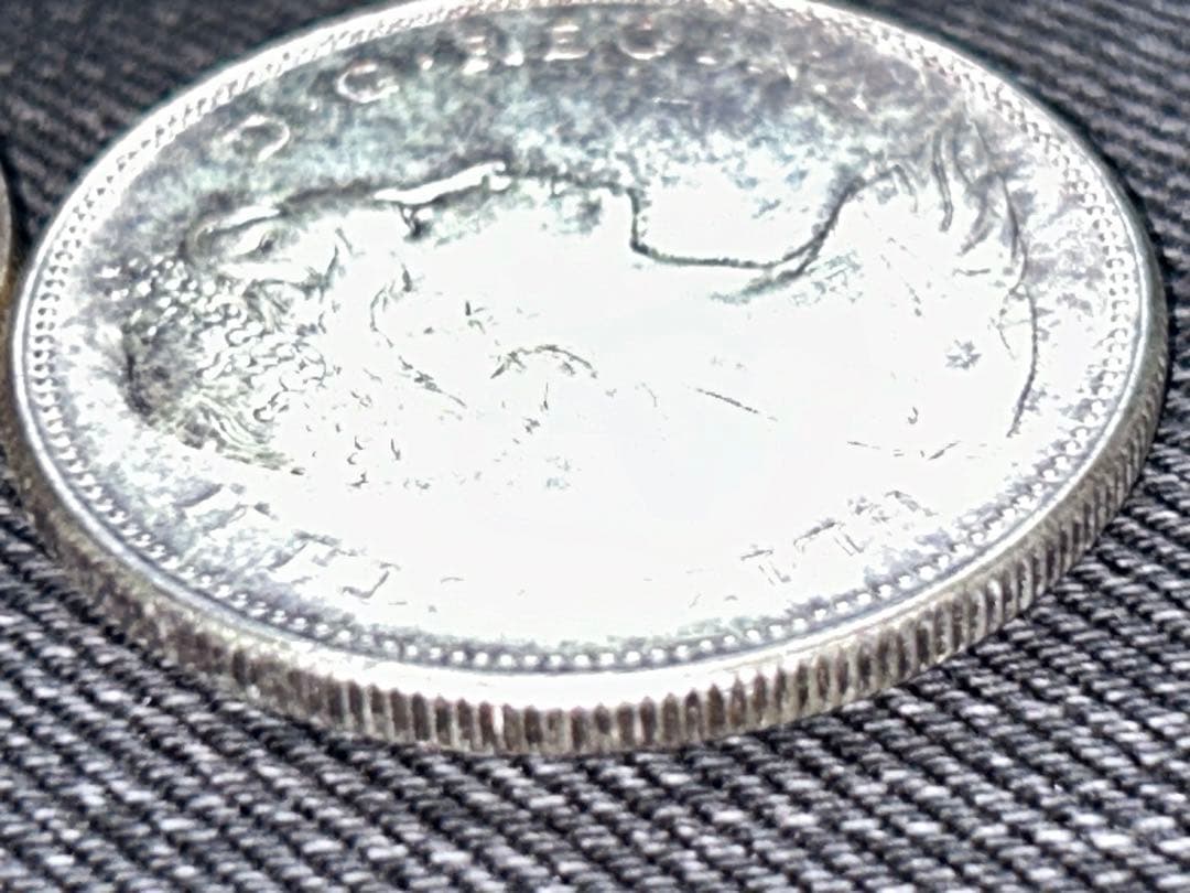 (Silver.800)カナダ1ドル 銀貨　2枚　連邦100年記念