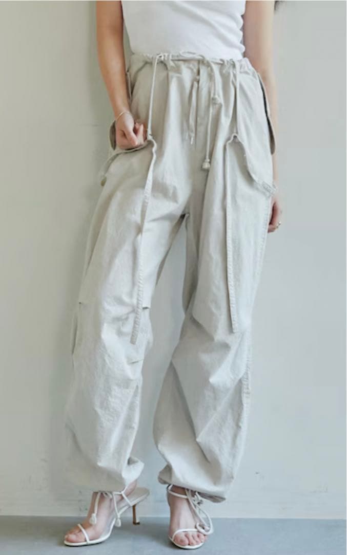 GALLARDAGALANTE【R JUBILEE】パラシュートパンツ/別注