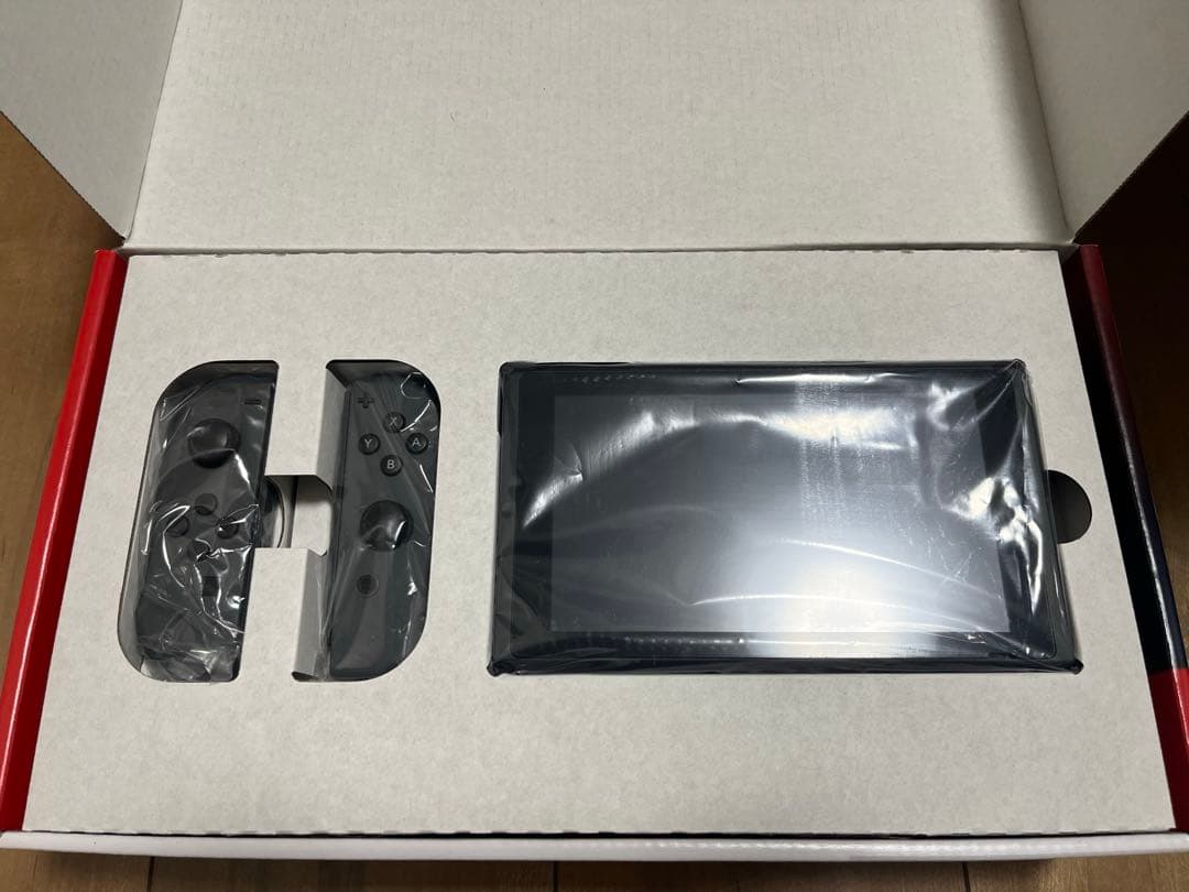 Switch本体（バッテリー強化版）　グレー　付属品完備　持ち運びケース