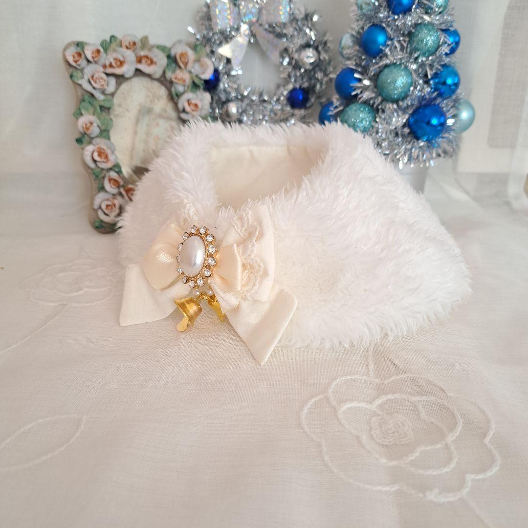 ホワホワケープ、リバーシブルでも(オーバルパール)わんちゃん猫ちゃん用