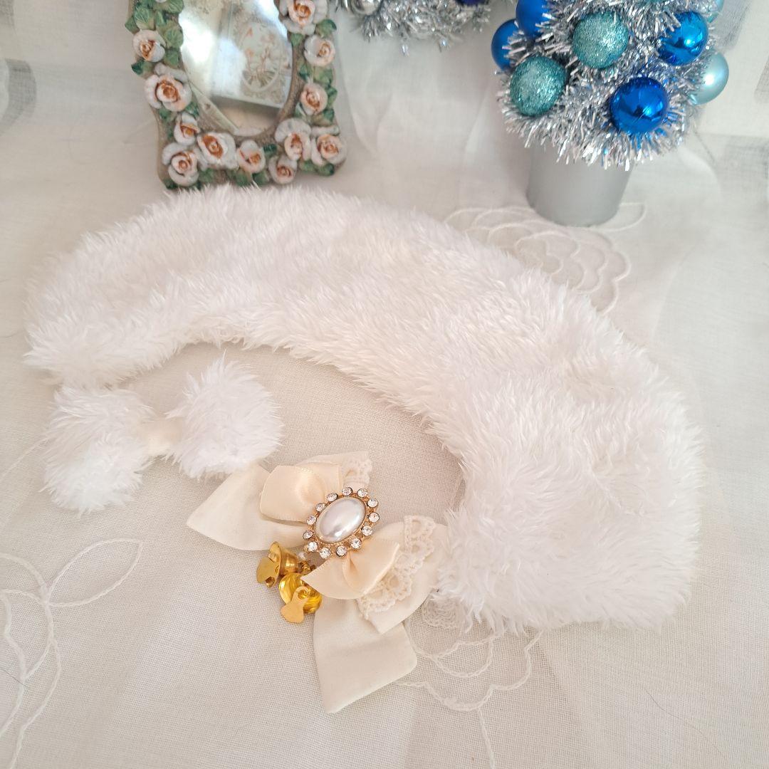 ホワホワケープ、リバーシブルでも(オーバルパール)わんちゃん猫ちゃん用