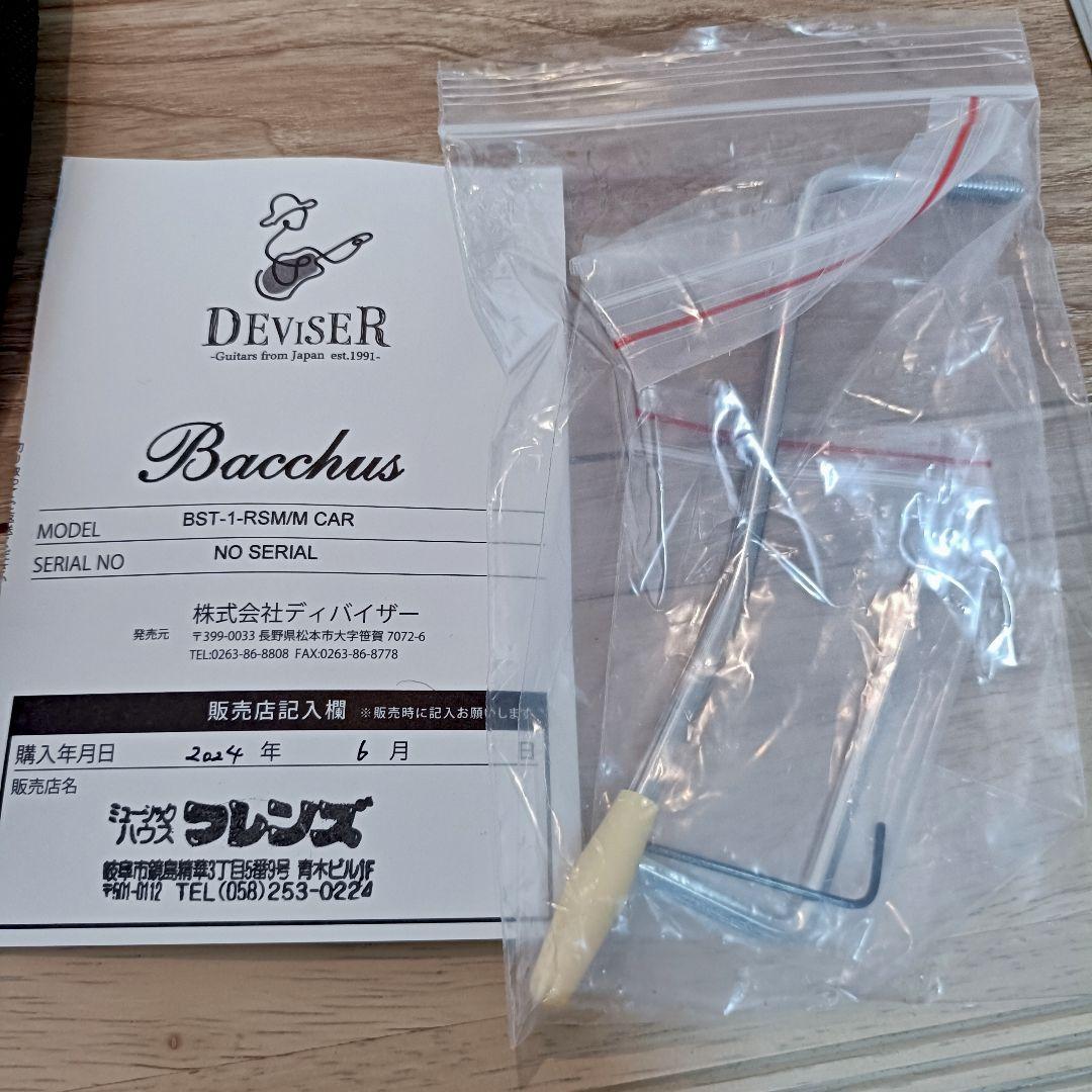 美品｜調整済｜Bacchus BST-1-RSM/M ストラトキャスター