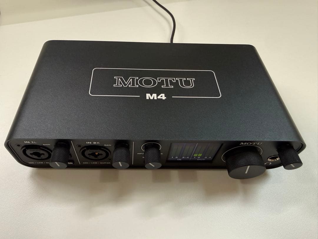 【美品】MOTU M4 4-in/4-out USBオーディオインターフェイス
