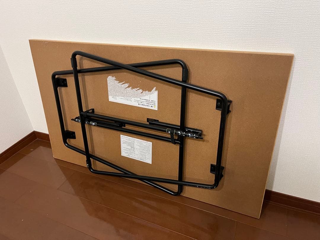 折りたたみダイニングテーブル オーク材突板　幅１２０ｃｍ