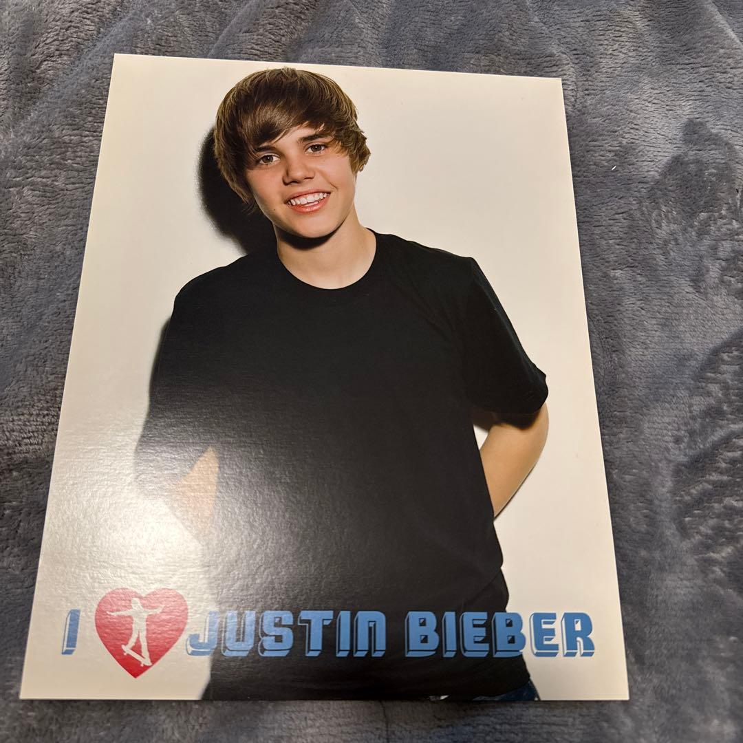 ジャスティン・ビーバー　Justin Bieber 生サイン　2枚セット