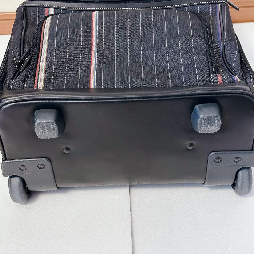 【美品】ポールスミス　マルチストライプデザイン キャリーケース　機内持ち込み