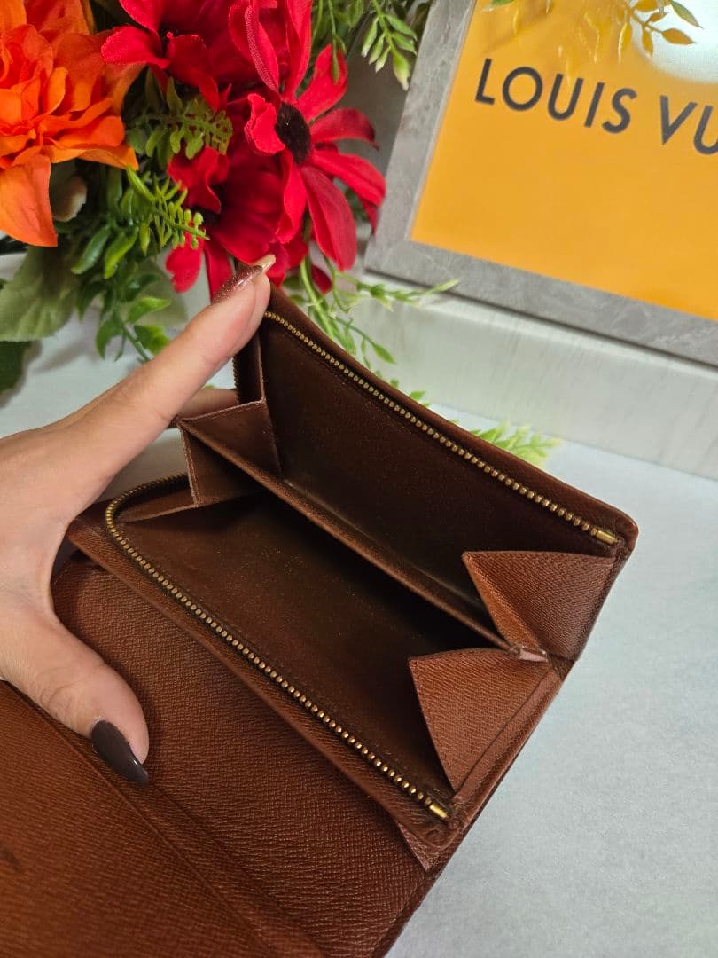 ☆LOUIS VUITTON ルイヴィトン 二つ折り財布 L字ファスナー☆