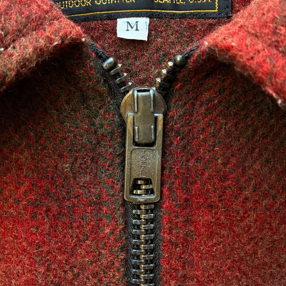 ジャケット・アウター 80s EDDIE BAUER OMBRE CHECK WOOL JACKET