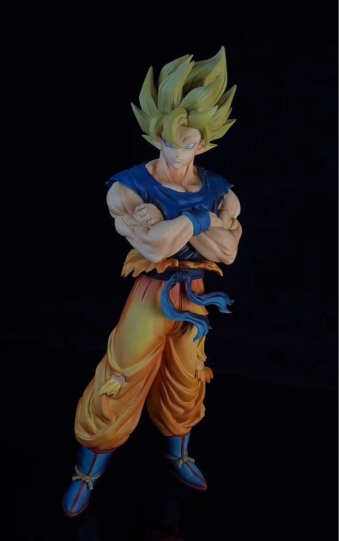 ドラゴンボールガレージキット　超サイヤ人孫悟空　スタチュー フィギュア