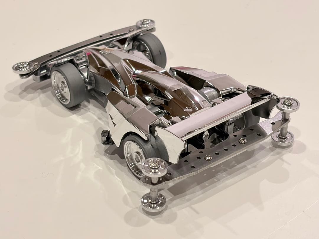 ミニ四駆　フル金属シャーシ　サイクロンマグナム