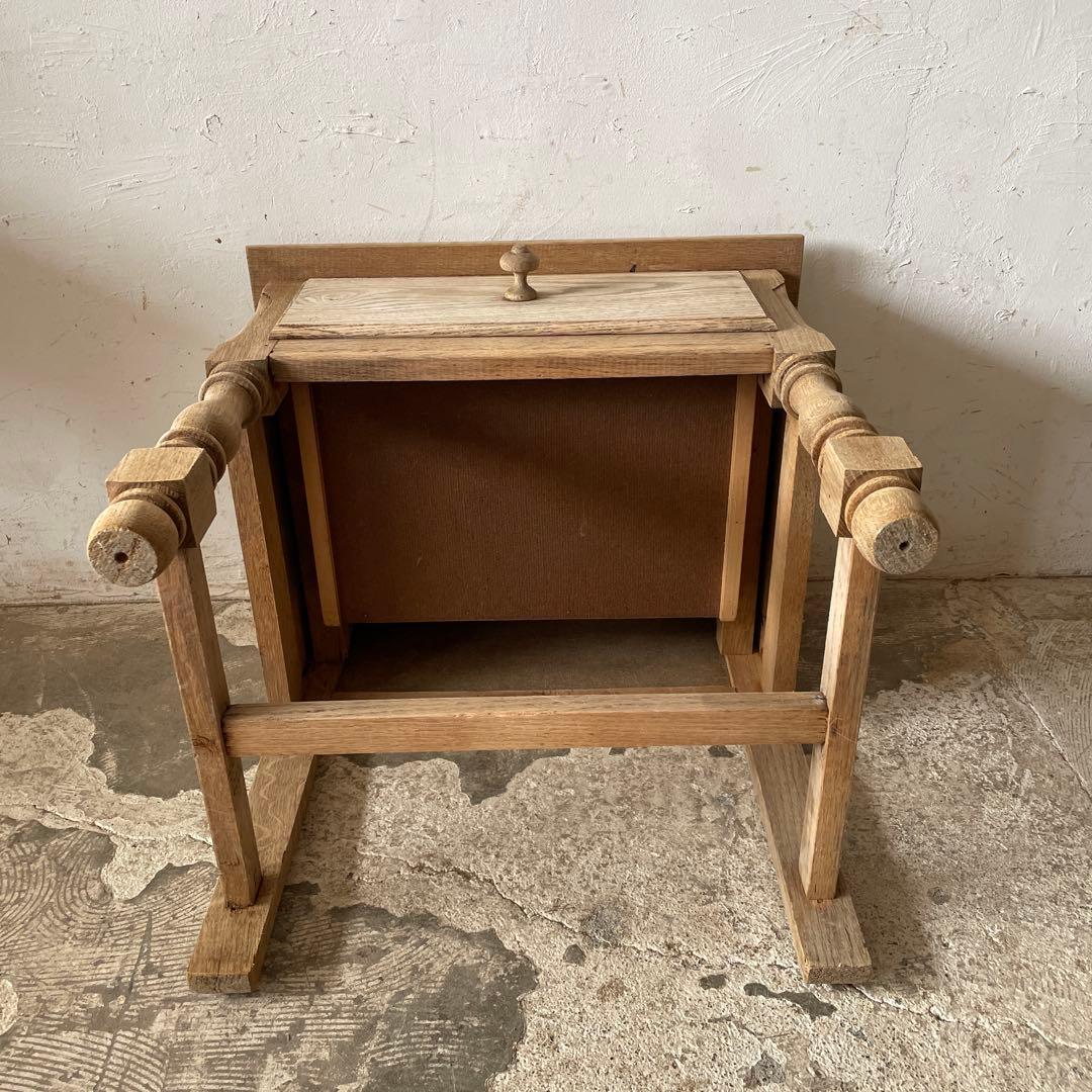 年末・年始SALE ビンテージ ドロワーベッドサイドテーブル　剥離