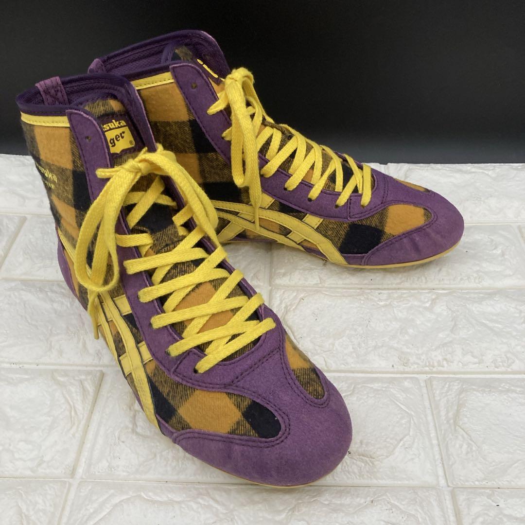 ❤️希少・23.5cm❤️オニツカタイガーレスリング81 日本製 ハイカットシューズ