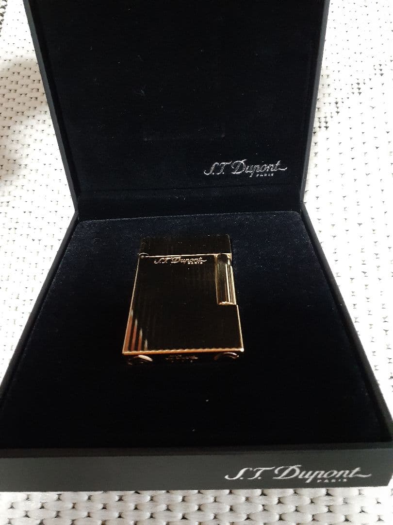 S.T. Dupont ゴールドライター 専用ケース付き