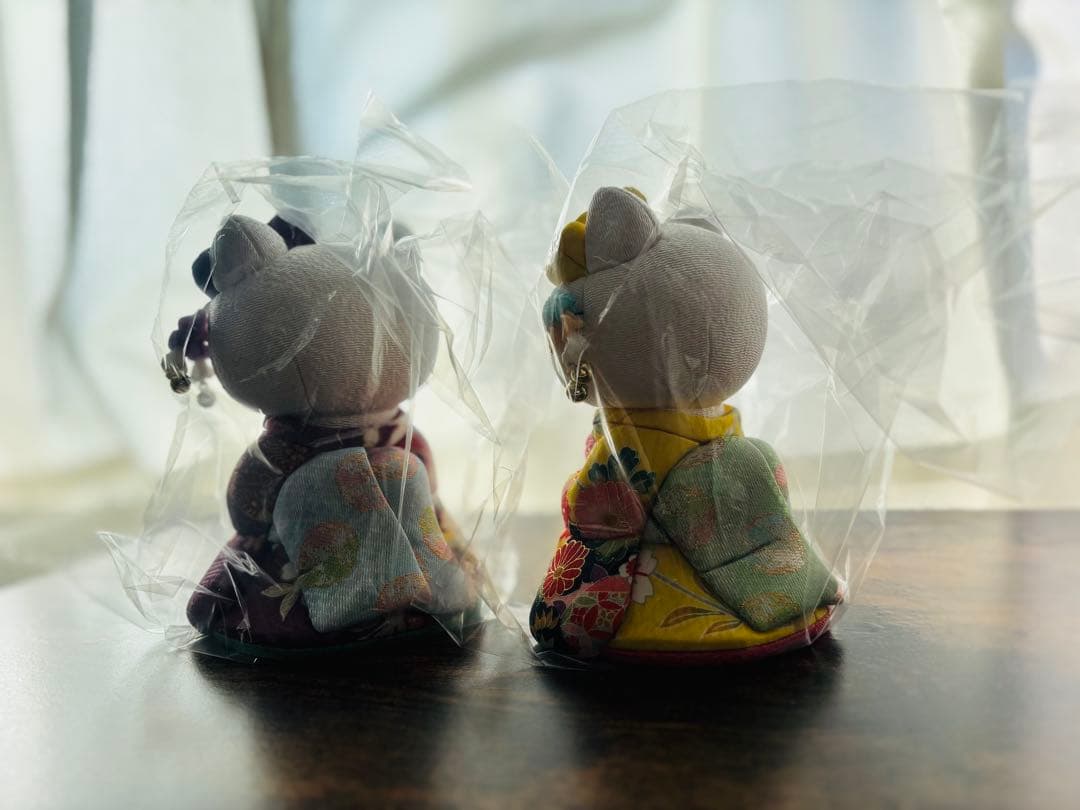 柿沼東光 木目込み人形　ハローキティ6体セット