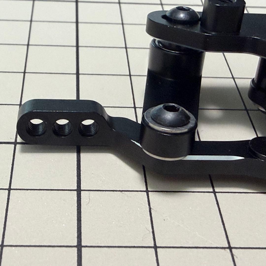 OVERDOSE トリプルリンク ステアリングワイパーセット ガルム ブラック