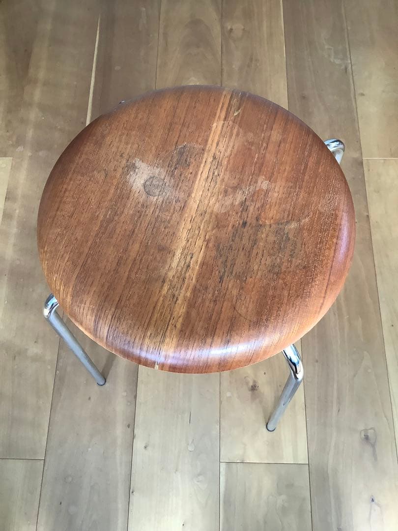 フリッツハンセン　ドットスツール　ヴィンテージ　チーク