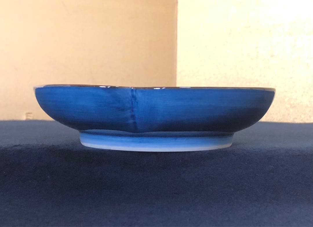 《レ》有田焼 源右衛門作 染錦松花鳥 木瓜 銘々皿5客 251127お1