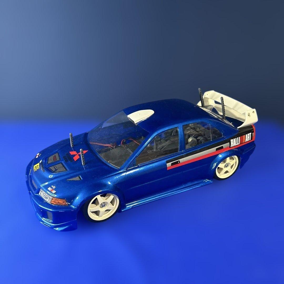 【稀少】TAMIYA 1/10 電動RC ランサーエボリューションⅤ・プロポ付