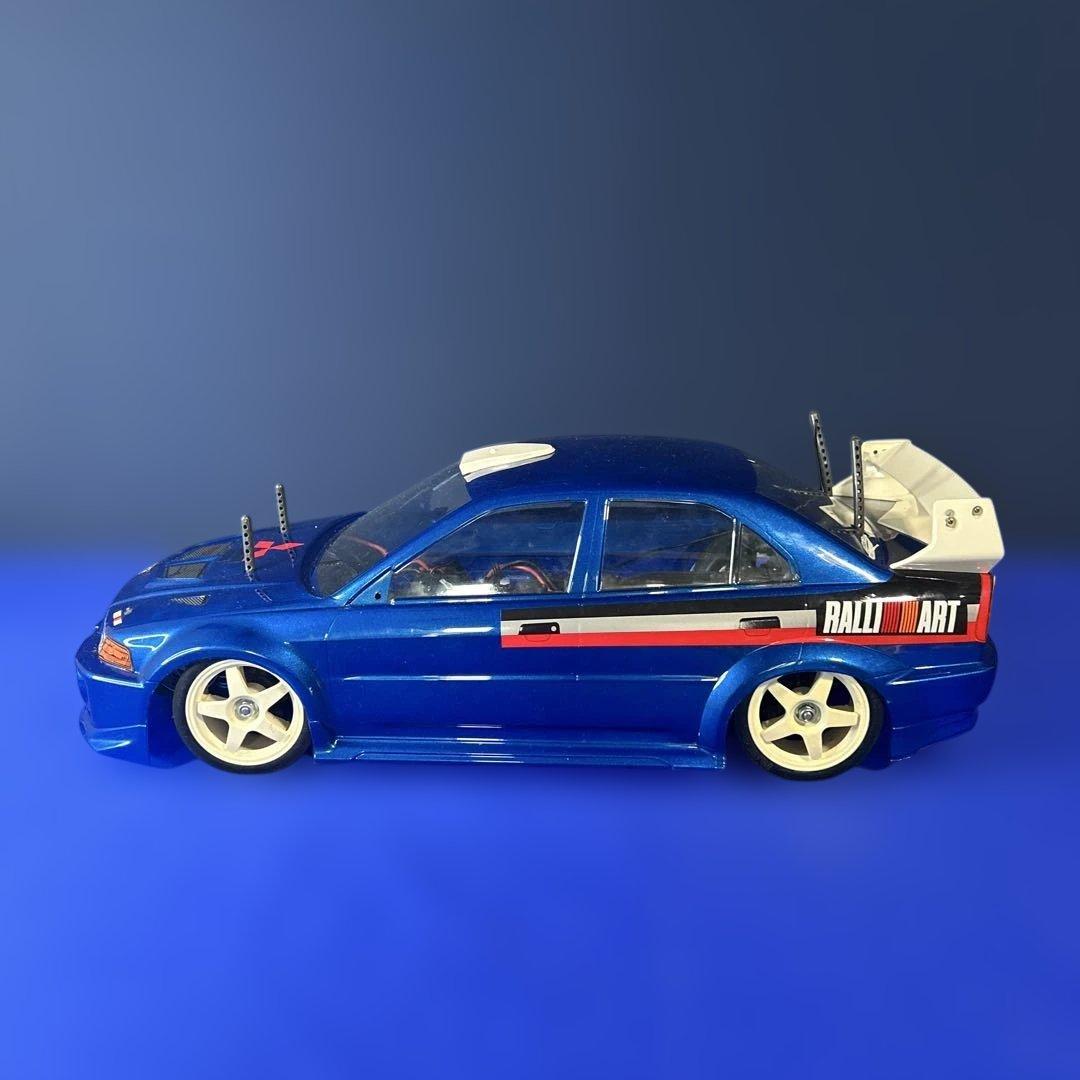 【稀少】TAMIYA 1/10 電動RC ランサーエボリューションⅤ・プロポ付