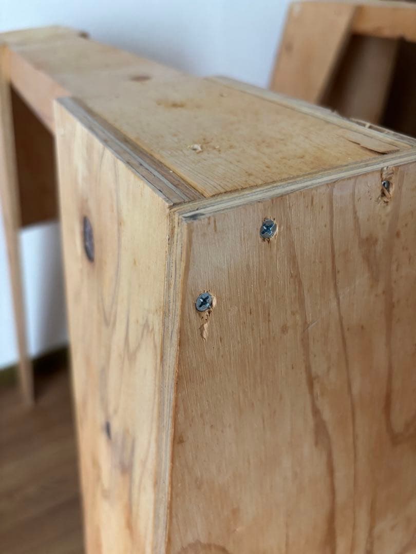 作業台 作業馬 テーブル脚 DIY 木工 スタッキング 天然木 2個セット