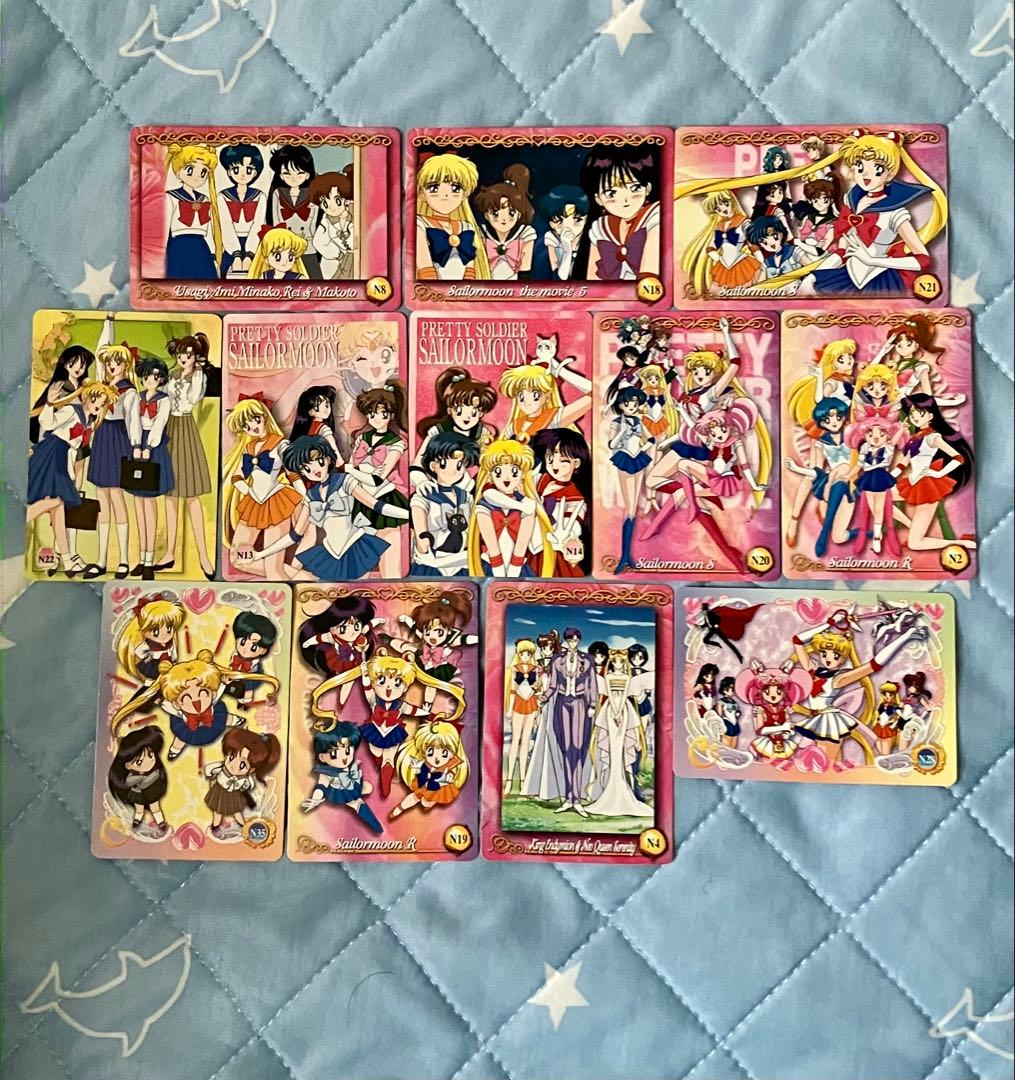 【匿名配送】バンダイ　セーラームーンワールド　カード　５６枚セット