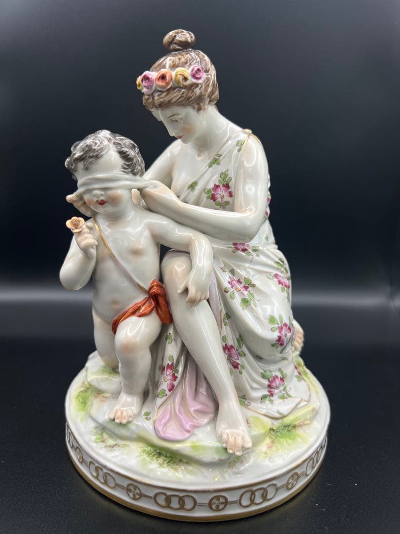 母子像 陶磁器 フィギュア