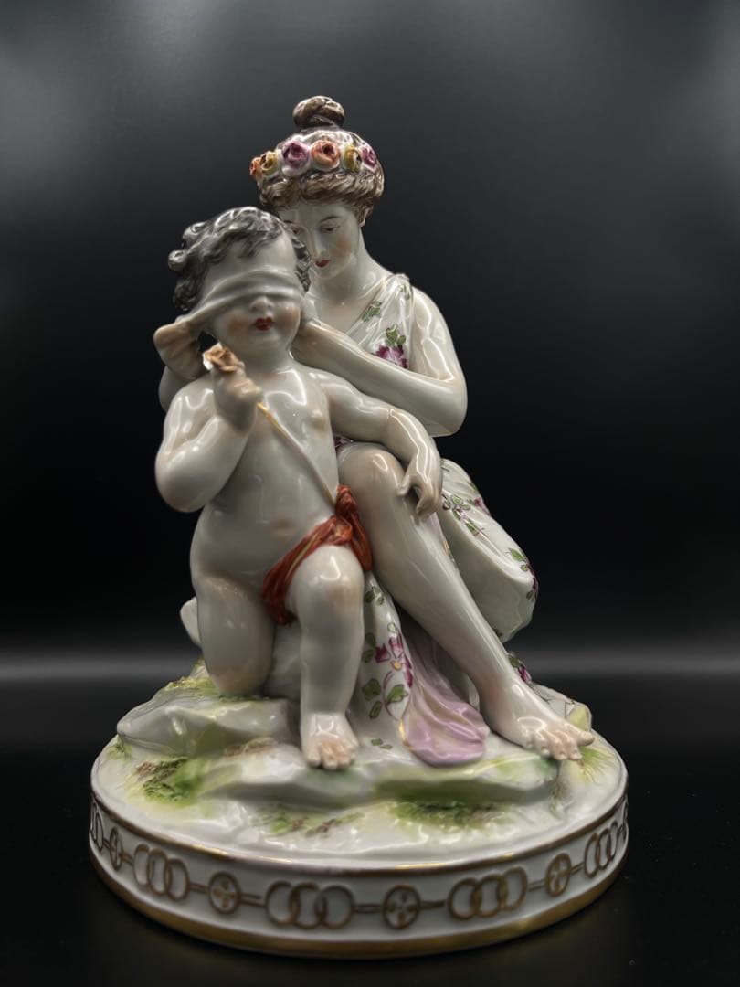 母子像 陶磁器 フィギュア