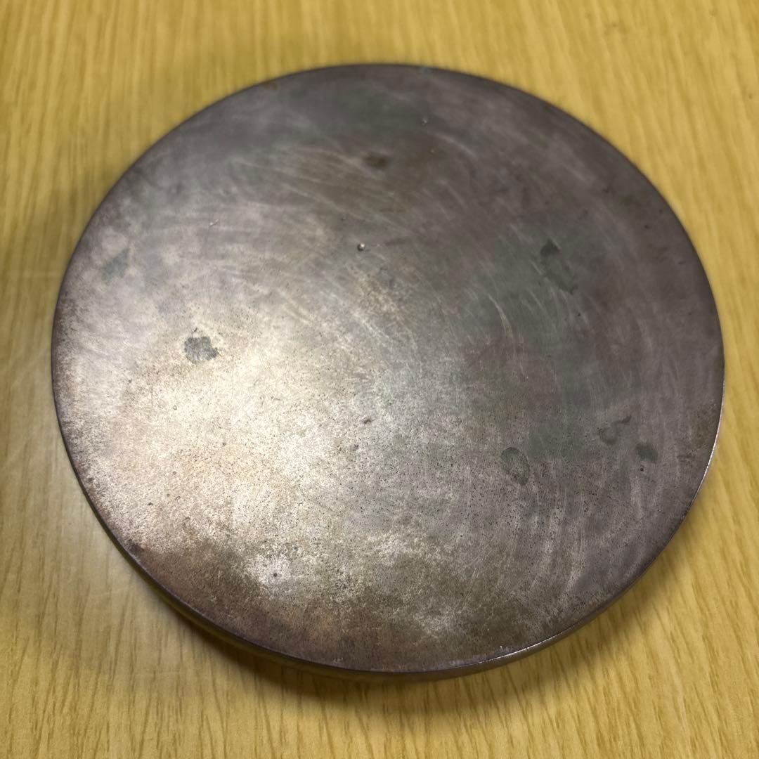 希少〇状態良〇大名道具〇作家物〇江戸時代　古鏡　円鏡　鶴亀松