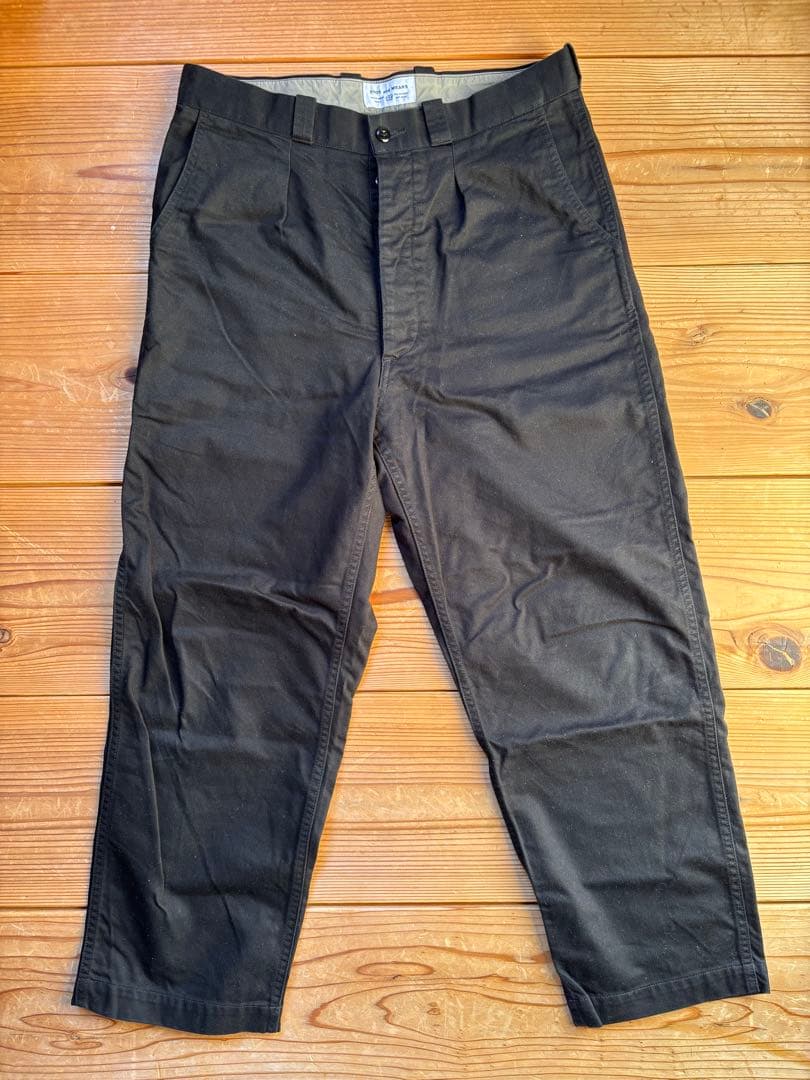 ENDS and MEANS ブラック チノパン M army chino