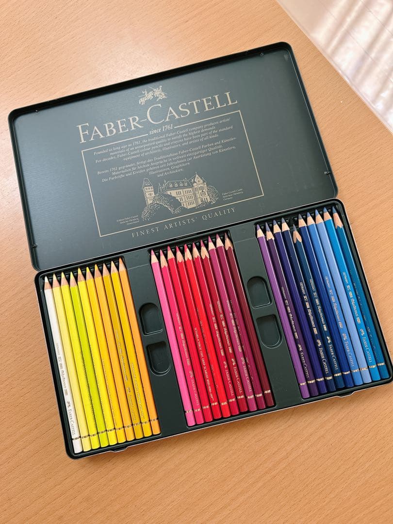 Faber-Castell 60色油性色鉛筆セット ほぼ未使用品
